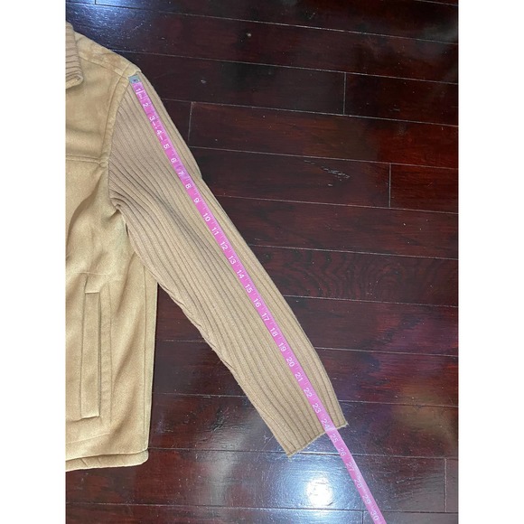 Vintage Claiborne Jacket Women Size L Tan Fall Spring Casual - Picture 7 of 10